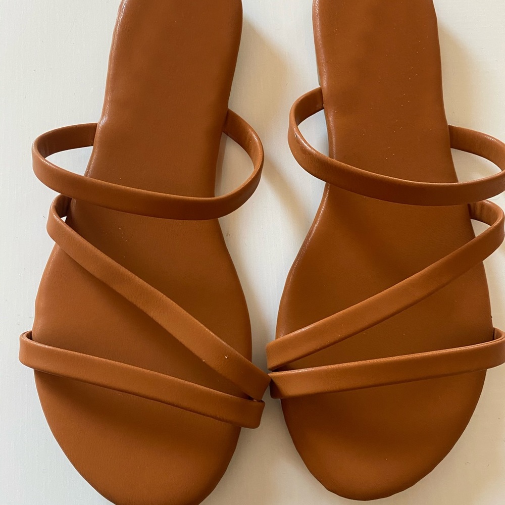 Tan sandals